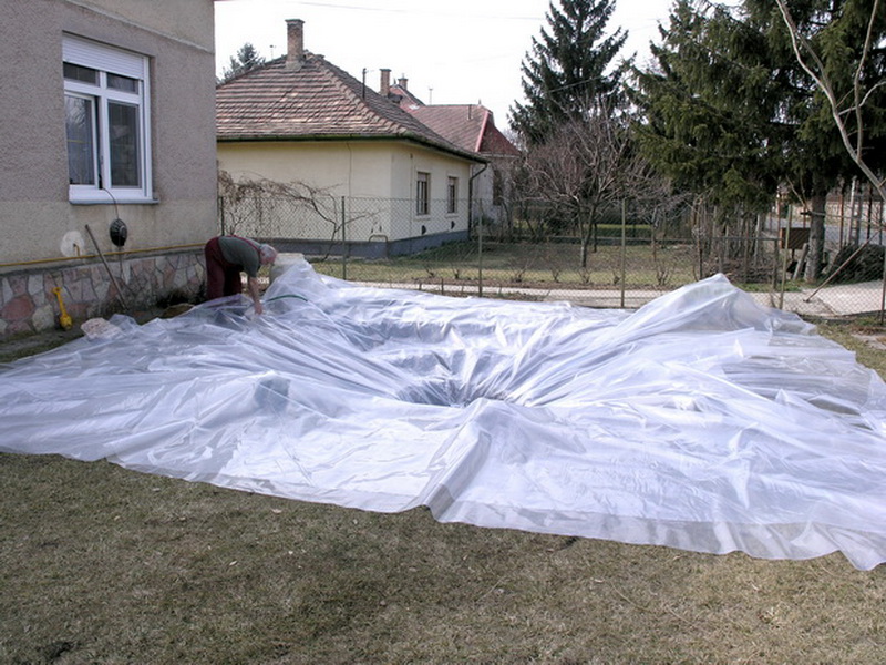 2006.03.25. Tavaszi kerti-tó tisztítás